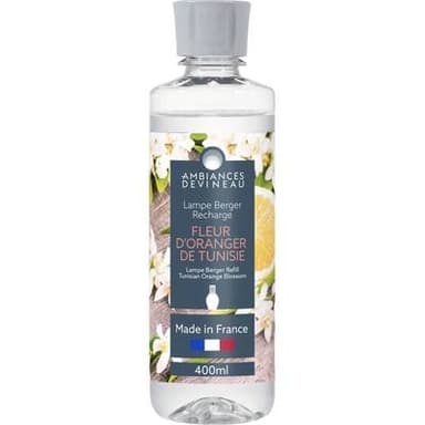 Ambiances Devineau Recharge lampe Berger fleur d'oranger de Tunisie, 400ml