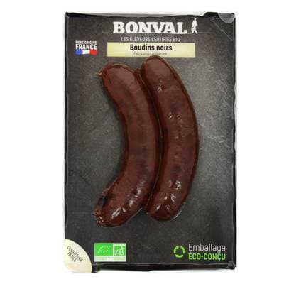 Bonval Boudin Noirs Bio, 2x100g