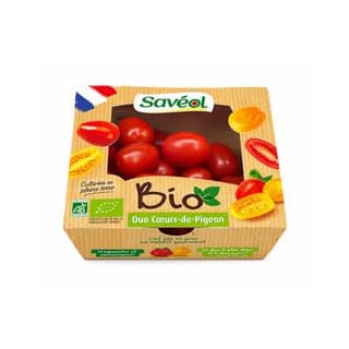 Saveol Tomate Cerise Duo Bio, Barquette de 250 g