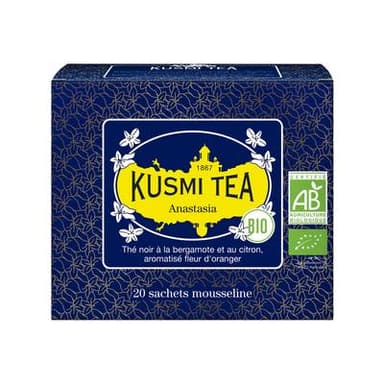 Kusmi Tea Anastasia Bio - Etui sachets mousseline 40g, 20 sachets