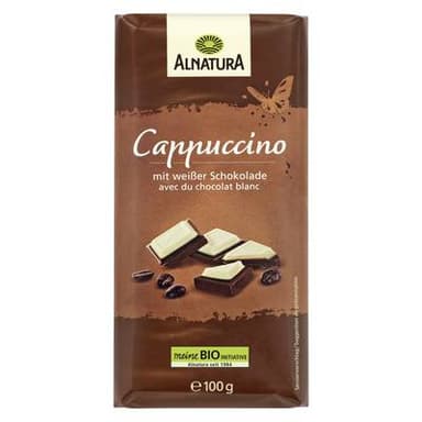 Alnatura Chocolat au Lait Cappuccino bio, 100g