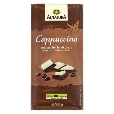 Alnatura Chocolat au Lait Cappuccino bio, 100g