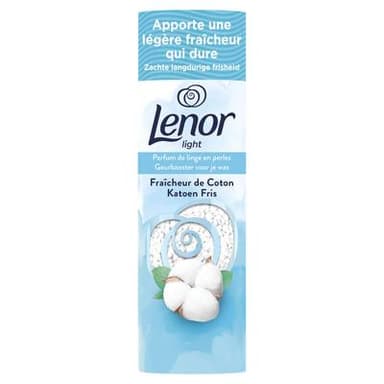Lenor Parfum de Linge en Perles Light Fraîcheur de Coton, 240g