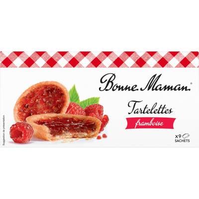 Bonne Maman Tartelettes à la framboise, 135g