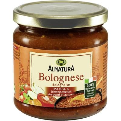 Alnatura Sauce Bolognaise Bio en bocal, 330g