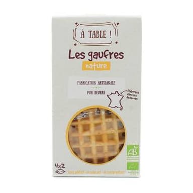 A Table La Gaufre Bio pur beurre, 170g