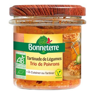 Bonneterre - Tartinade trio de poivrons bio