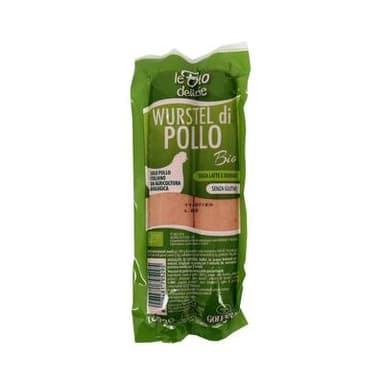 Le Biodelizie Di Golfera Saucisses de Poulet Bio, 2x80g