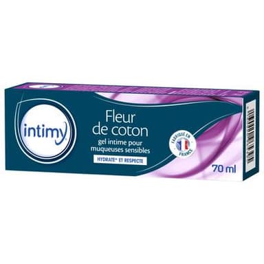 Intimy Lubrifiant Gel Intime Fleur de Coton, 70ml