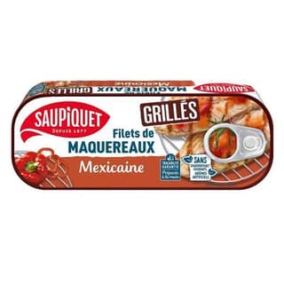 Saupiquet Filets de Maquereaux Grillés à la Mexicaine, 120g