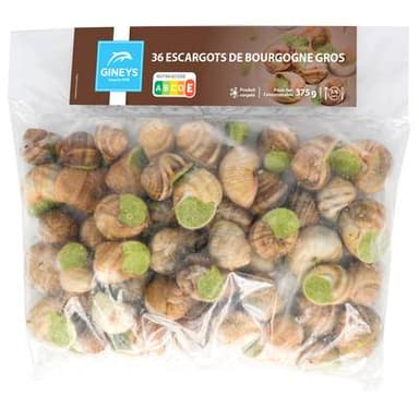 Gineys Gros Escargots de Bourgogne, 375g