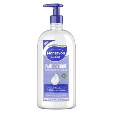 Monsavon Crème douche Hydratant Lait, 750ml