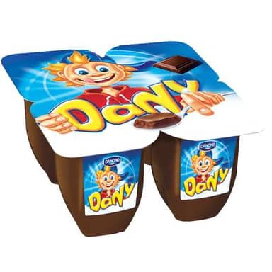 Dany de Danone Flan au chocolat, 4x100g