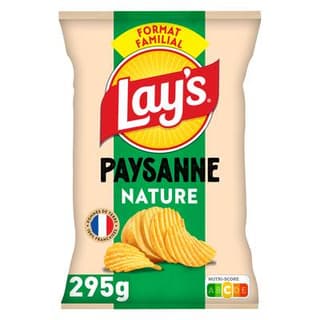 Lay's Chips recette paysanne nature, 295g