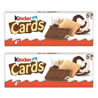 Kinder Cards chocolat au lait, Lot de 2x128g