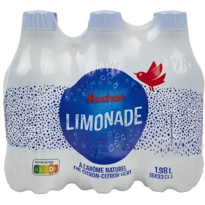 Auchan Limonade, 6x33cl