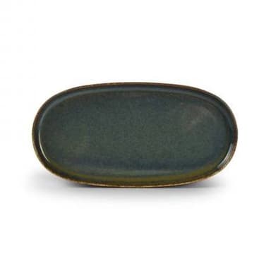 Collection Pila Assiette plate vert Pila, 30x15xH2 cm