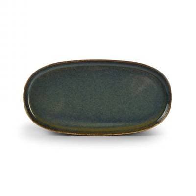 Collection Pila Assiette plate vert Pila, 30x15xH2 cm