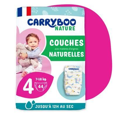 Carryboo Nature - Couches naturelles et chou, T4 (7-18kg)