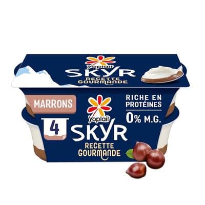 Yoplait Skyr marron 0%mg, 4x120g