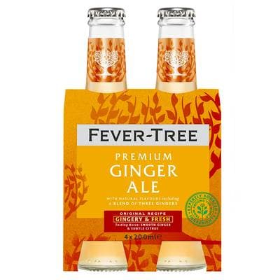 Fever Tree Ginger ale, 4x20cl