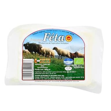 Biofarm Féta grecque bio 46%mg, 180g