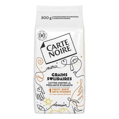 Carte Noire Café en Grains Solidaire, 500g