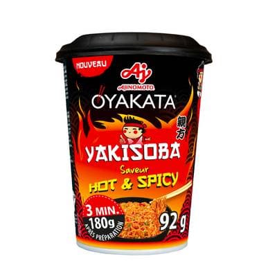 Oyakata Nouilles sautées yakisoba saveur épicée en cup, 92g