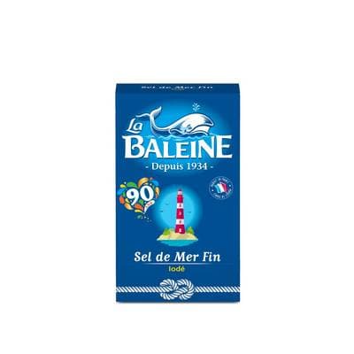 La Baleine Sel de mer fin iodé, 500g