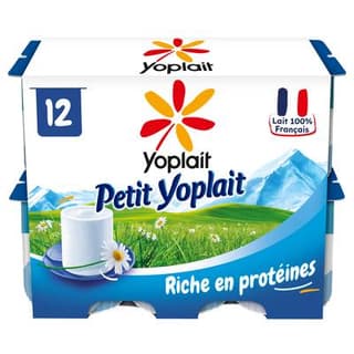 Yoplait Fromage Frais Nature 3.8 %mg, 12x60g