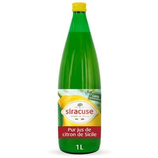 Siracuse Pur Jus de Citron de Sicile, 1L