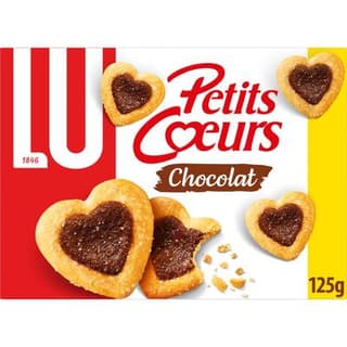 Lu Biscuit feuilletés au chocolat Petits Cœurs, 125g