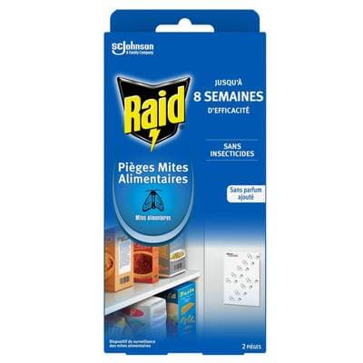 Raid Piège Alimentaire pour Mite, 2 pièces