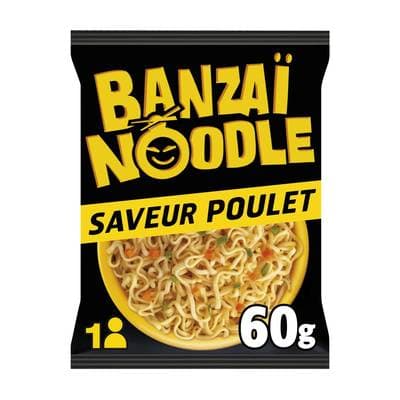 Lustucru Sachet Noodles Poulet, 60g