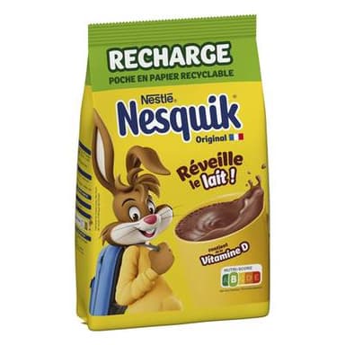 Nesquik Poudre de cacao au lait eco-recharge, 430g