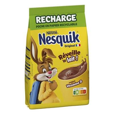 Nesquik Poudre de cacao au lait eco-recharge, 430g