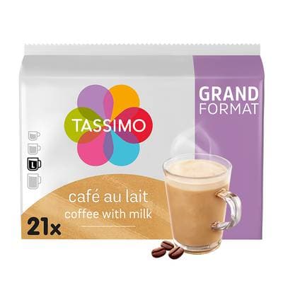 Tassimo Café dosettes café au lait, 21 dosettes