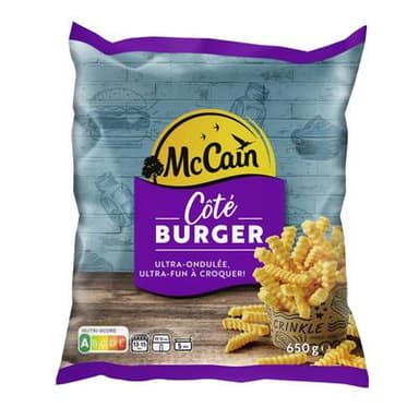 McCain Frites ondulées fantaisies, 650g