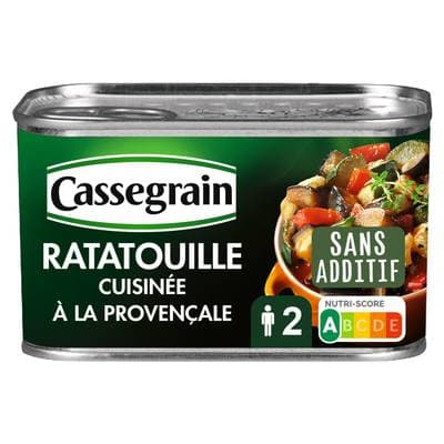 Cassegrain Ratatouille cuisinée à la provençale en conserve, 375g
