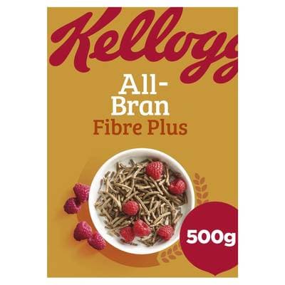 Kellogg's Céréales All-Bran Fibre Plus, 500g