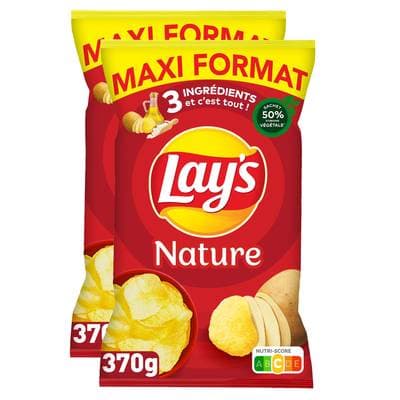 Lay's Chips nature, Lot 2x370g
