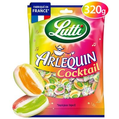 Lutti Bonbon Arlequin cocktail, 320g