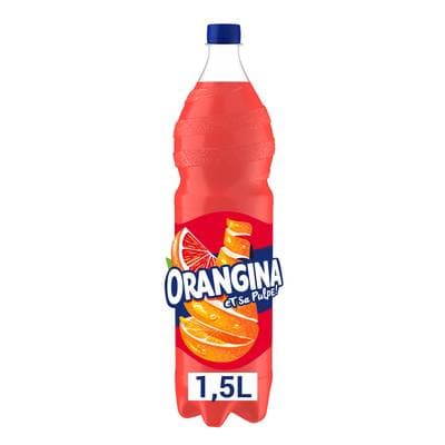 Orangina Boisson gazeuse à l'orange sanguine, 1,5L