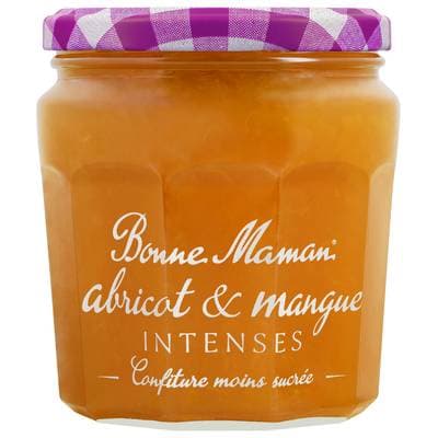 Bonne Maman Confiture d'abricot et de mangue intenses, 335g