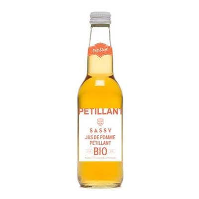 Maison Sassy Jus De Pomme Bio Pétillant, 33cl