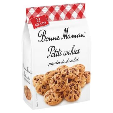 Bonne Maman Petits Cookies aux pépites de Chocolats, 250g
