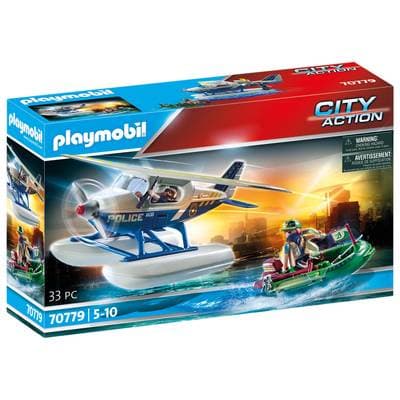 PLAYMOBIL® City Action Hydravion de police et bandit, 70779