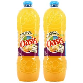Oasis Boisson aux fruits multifruits, Lot de 2x2L