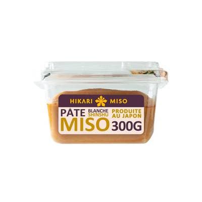 Hikari Miso Pâte de Miso - Pâte de soja fermentée, non pasteurisée en pot, 300g
