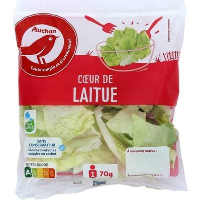 Auchan Coeur de Laitue, 70g